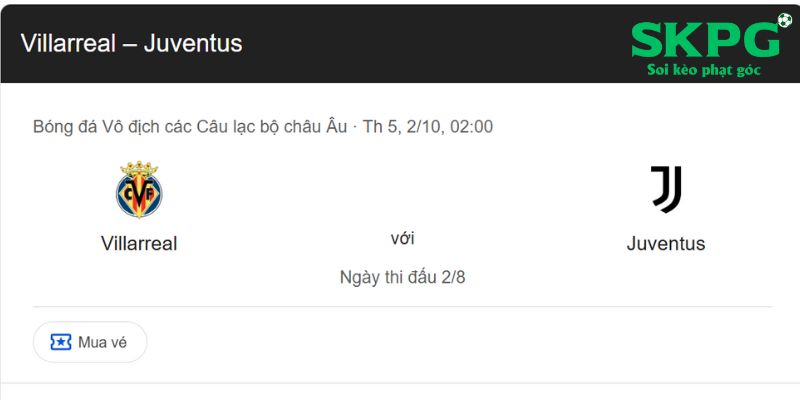 Nhận định soi kèo Villarreal vs Juventus 02:00 02/10 – Cup C1 châu Âu Dự đoán soi kèo C1 Villarreal đối đầu Juventus